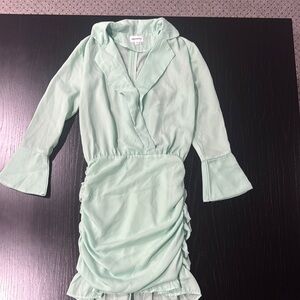 Superdown Light Green Dress